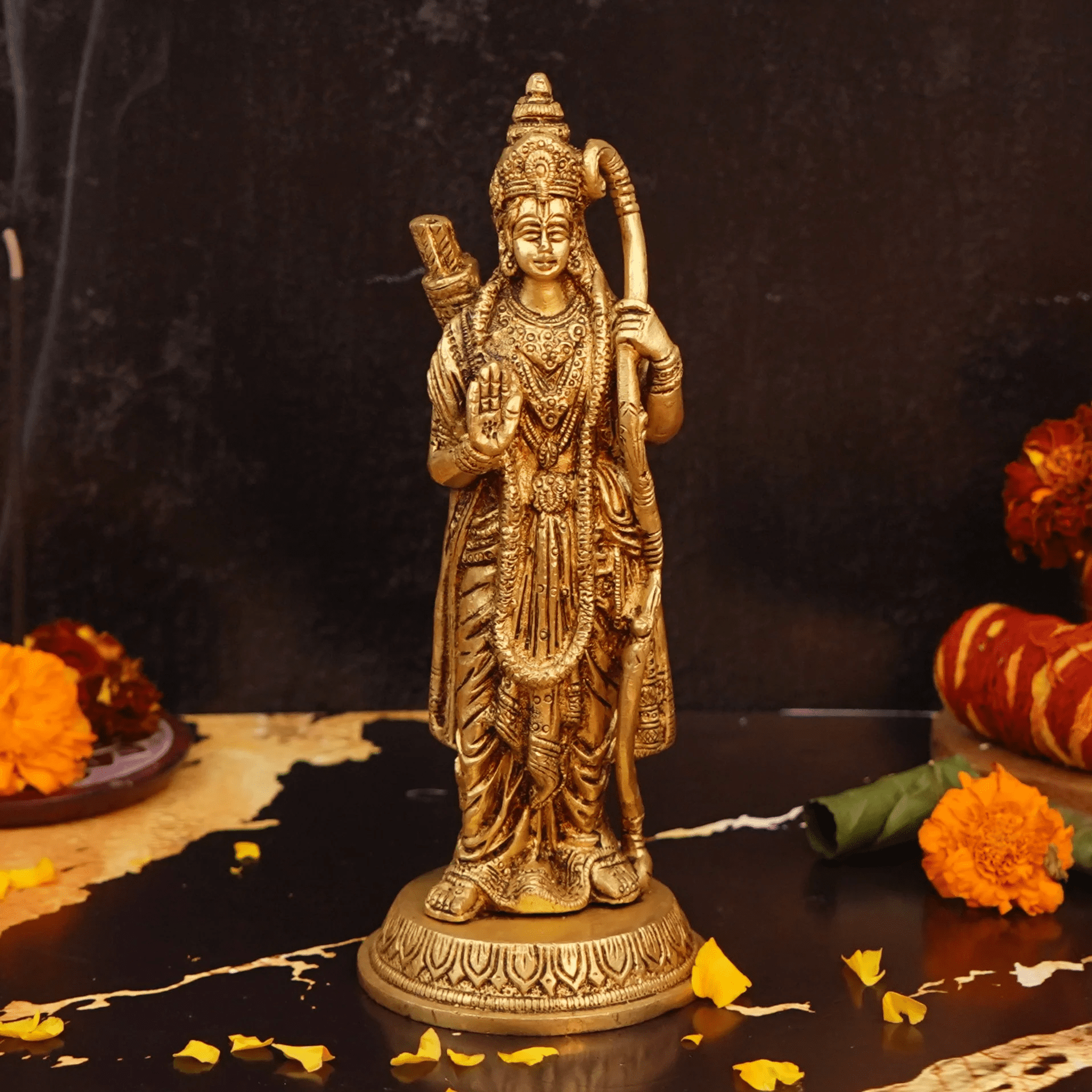 shri-ram-statue-in-pure-brass